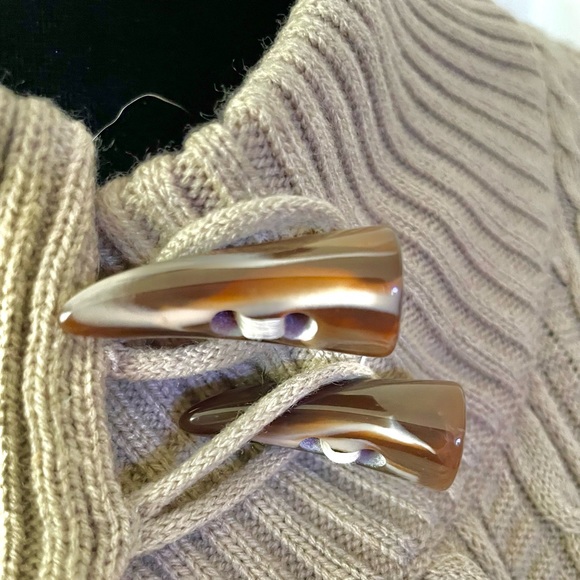 Soft Surroundings knit open front poncho - Picture 5 of 6